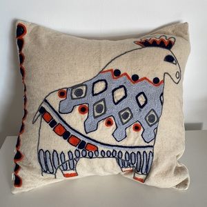 🍊2/$50🍊West Elm Embroidered Animal Pillow Cover